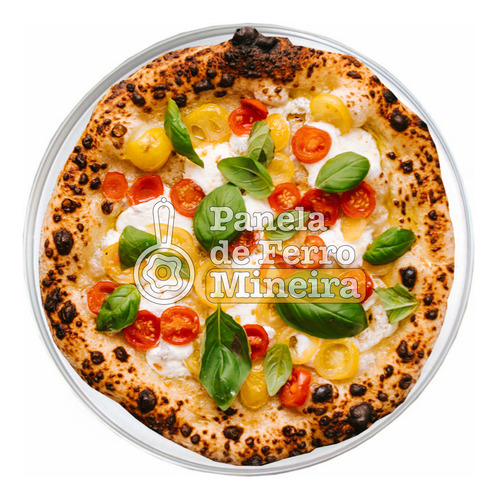 Forma de Pizza Tela 35 cm Borda Alta Reforçada